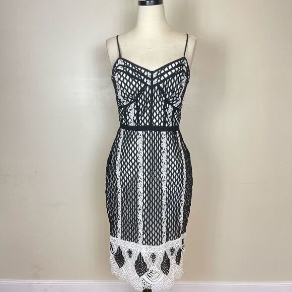 Harlyn Sheath Lace Midi Dress - Picture 2 of 6